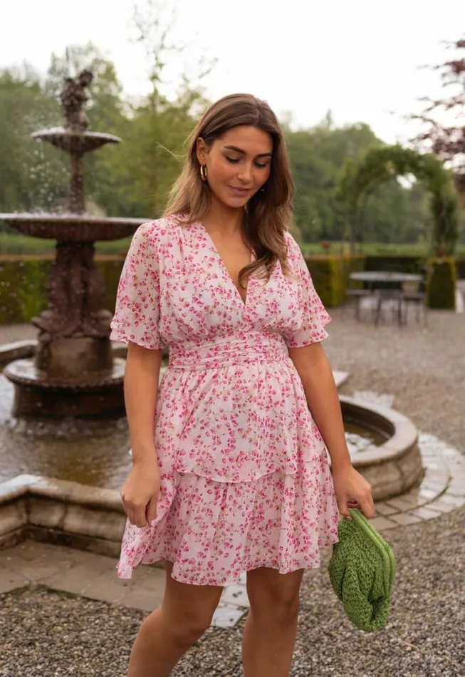 Easy Clothes Pink Floral Sabine Dress Women039s Clothing Dresses