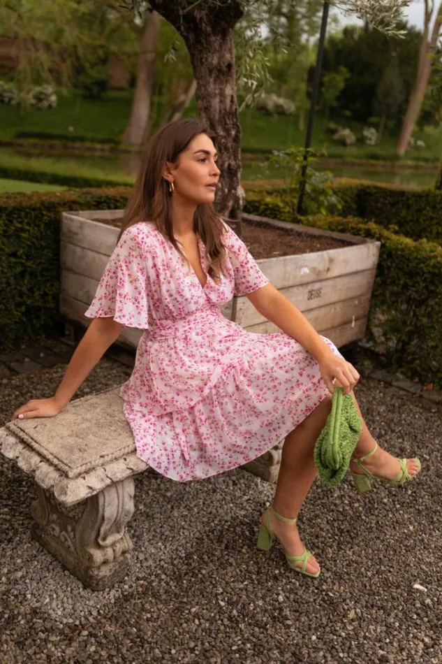 Easy Clothes Pink Floral Sabine Dress Women039s Clothing Dresses