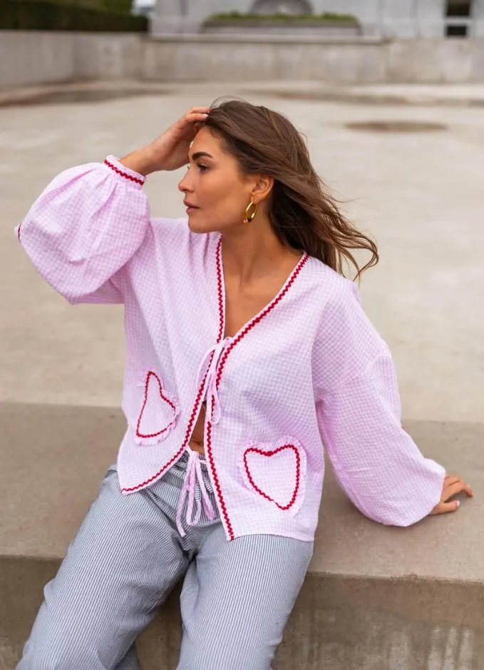 Easy Clothes Pink Gingham Harper Blouse Women039s Clothing Blouses Easy Clothes Pink Gingham Harper Blouse Women039s Clothing Blouses
