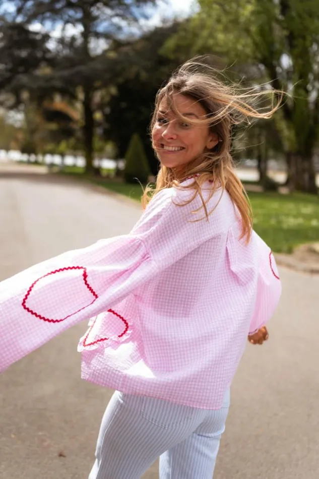Easy Clothes Pink Gingham Harper Blouse Women039s Clothing Blouses Easy Clothes Pink Gingham Harper Blouse Women039s Clothing Blouses