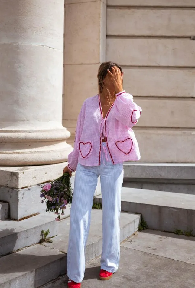 Easy Clothes Pink Gingham Harper Blouse Women039s Clothing Blouses Easy Clothes Pink Gingham Harper Blouse Women039s Clothing Blouses