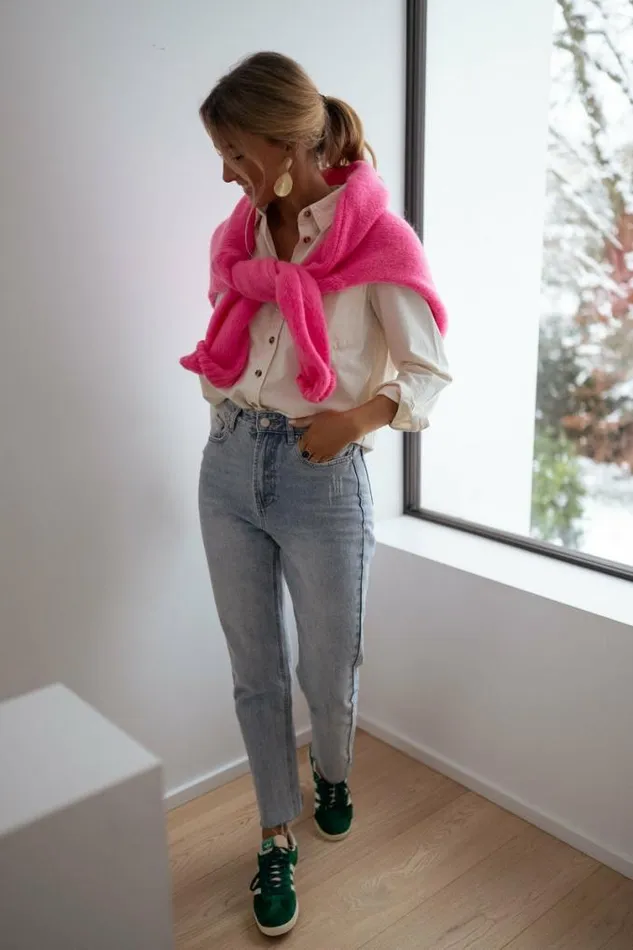 Easy Clothes Pink Joela Sweater Pink Women039s Clothing Sweaters