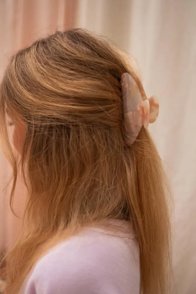 Easy Clothes Pink Lora Hair Clip Jewelry and Accessories Hair Clips