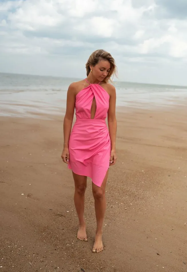 Easy Clothes Pink Margaux Dress Women039s Clothing Dresses