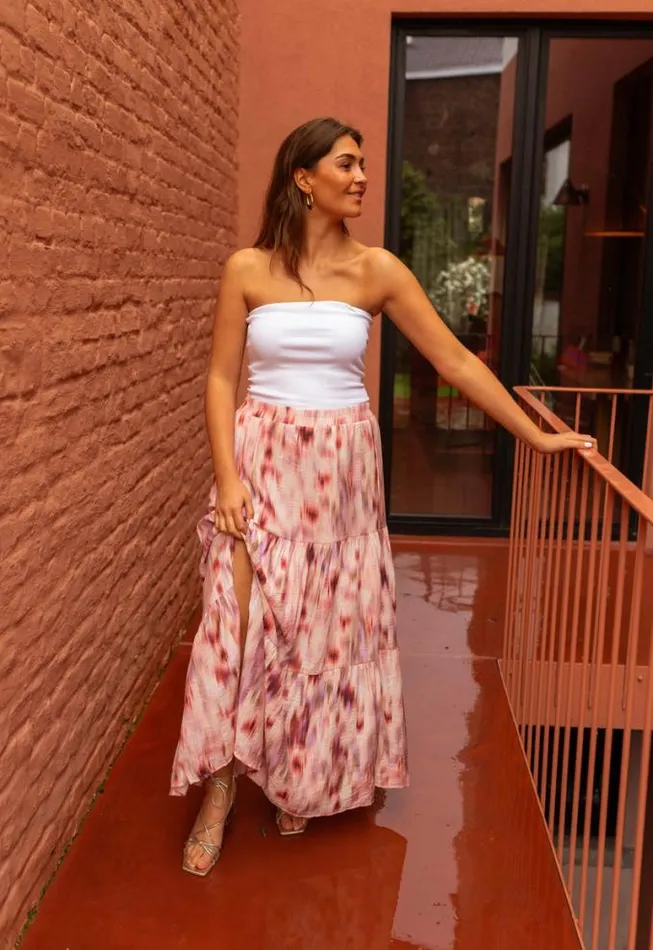 Easy Clothes Pink Patterned Esteban Skirt Women039s Clothing Skirts Easy Clothes Pink Patterned Esteban Skirt Women039s Clothing Skirts
