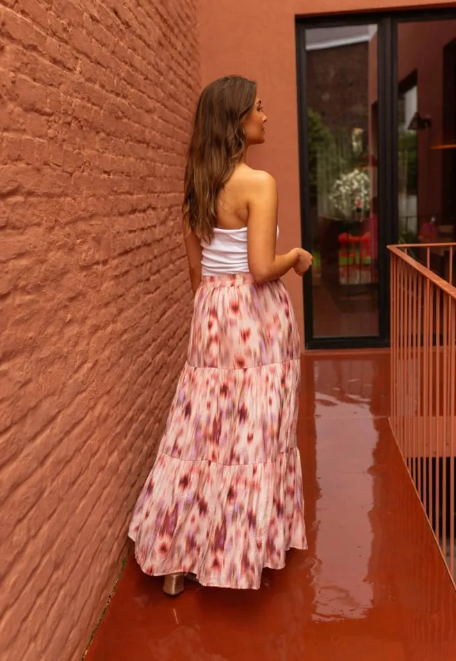 Easy Clothes Pink Patterned Esteban Skirt Women039s Clothing Skirts Easy Clothes Pink Patterned Esteban Skirt Women039s Clothing Skirts