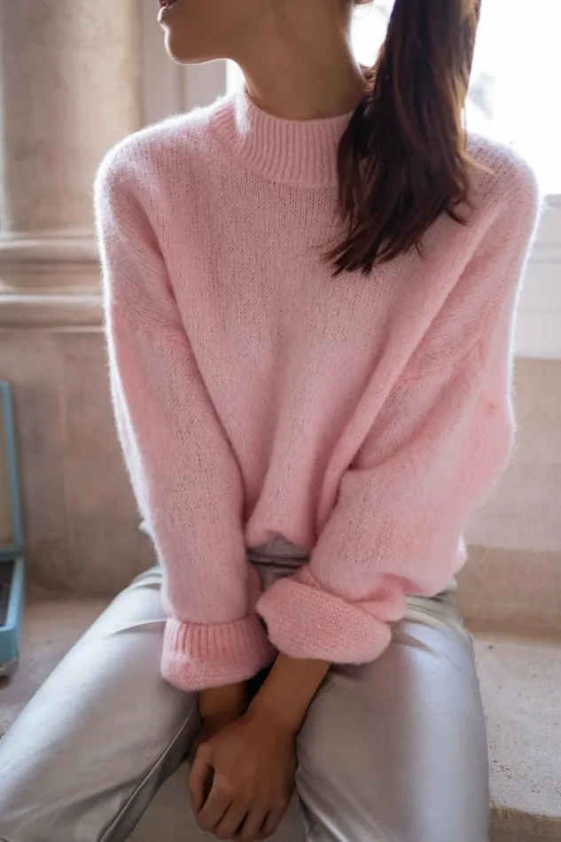 Easy Clothes Pink Ryta Sweater Women039s Clothing Sweaters