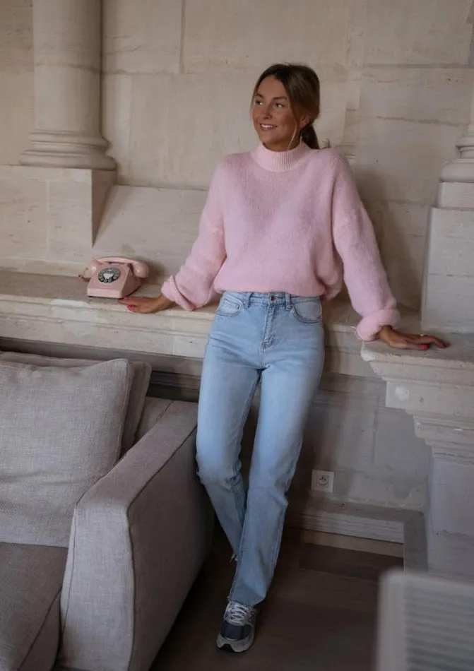 Easy Clothes Pink Ryta Sweater Women039s Clothing Sweaters