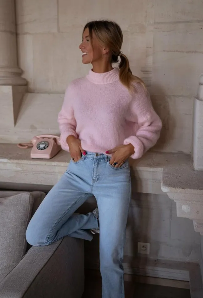 Easy Clothes Pink Ryta Sweater Women039s Clothing Sweaters