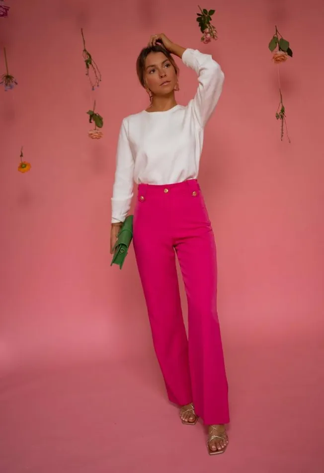 Easy Clothes Pink Solea Pants Women039s Clothing Pants and Jeans