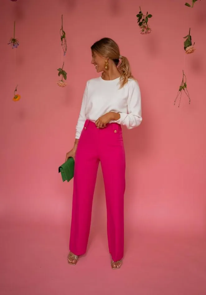 Easy Clothes Pink Solea Pants Women039s Clothing Pants and Jeans