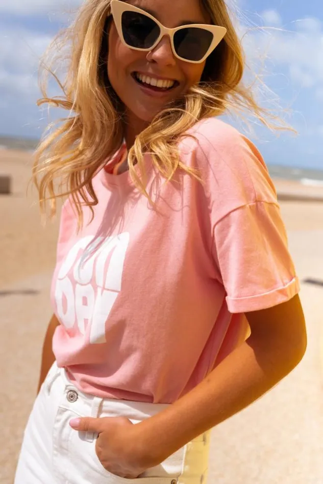 Easy Clothes Pink Sunday TShirt Women039s Clothing Tshirts Easy Clothes Pink Sunday TShirt Women039s Clothing Tshirts