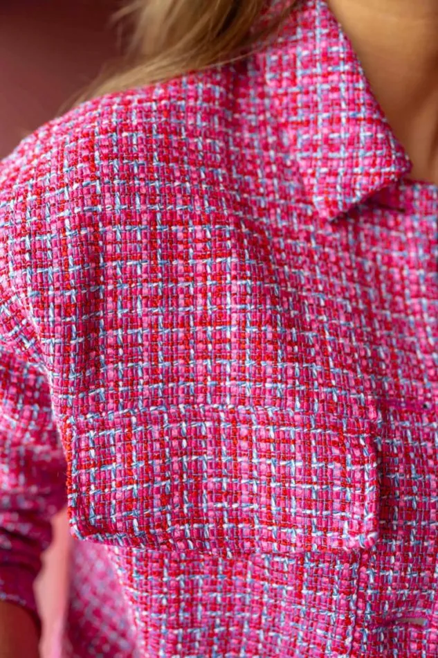 Easy Clothes Pink Tweed Joao Jacket Women039s Clothing Jackets Easy Clothes Pink Tweed Joao Jacket Women039s Clothing Jackets