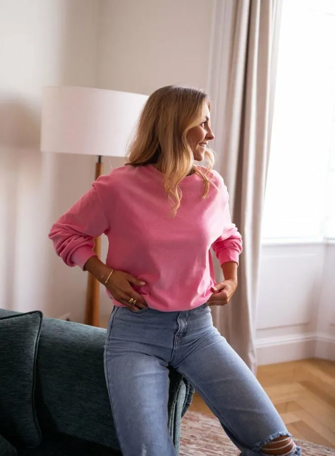 Easy Clothes Pink Velvet Nino Sweater Women039s Clothing Sweaters