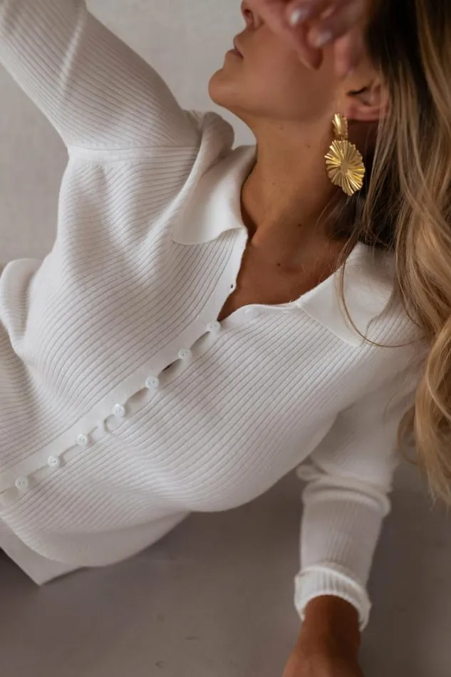 Easy Clothes Provo White Sweater Women039s Clothing Sweaters