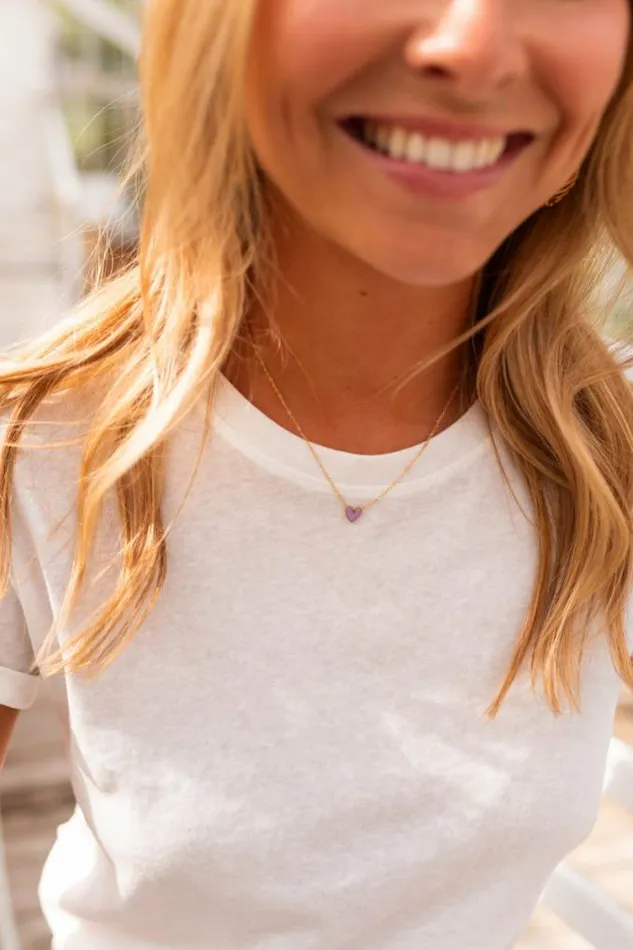 Easy Clothes Purple Blair Necklace Purple Jewelry and Accessories Necklaces
