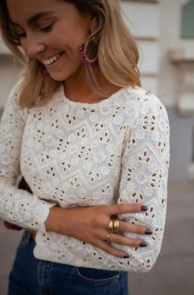 Easy Clothes Purple Brien Earrings Purple Jewelry and Accessories Earrings
