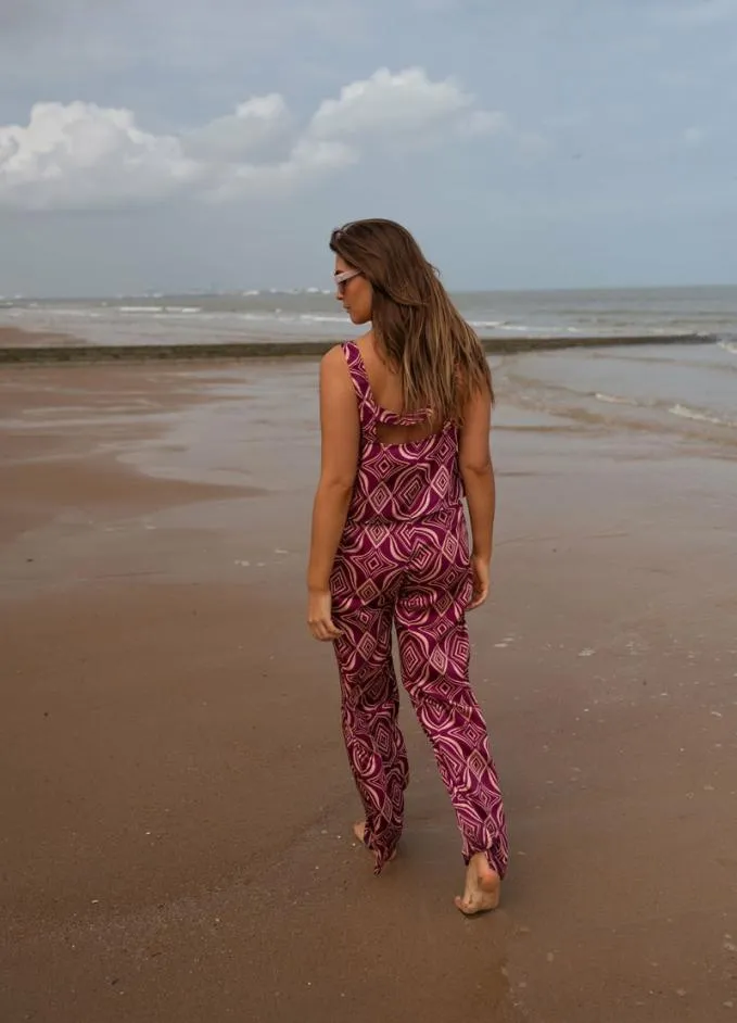 Easy Clothes Purple Patterned Telio Pants Women039s Clothing Pants and Jeans
