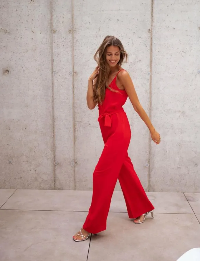 Easy Clothes Red Maelle Jumpsuit Women039s Clothing Jumpsuits and Rompers