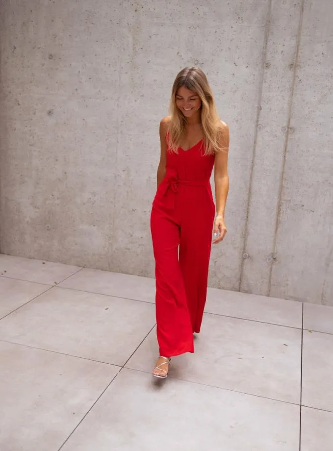 Easy Clothes Red Maelle Jumpsuit Women039s Clothing Jumpsuits and Rompers