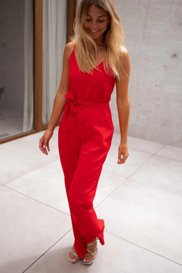 Easy Clothes Red Maelle Jumpsuit Women039s Clothing Jumpsuits and Rompers