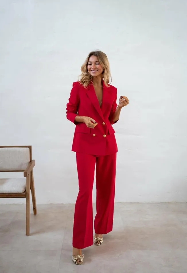 Easy Clothes Red Maon Blazer Red Women039s Clothing Blazers