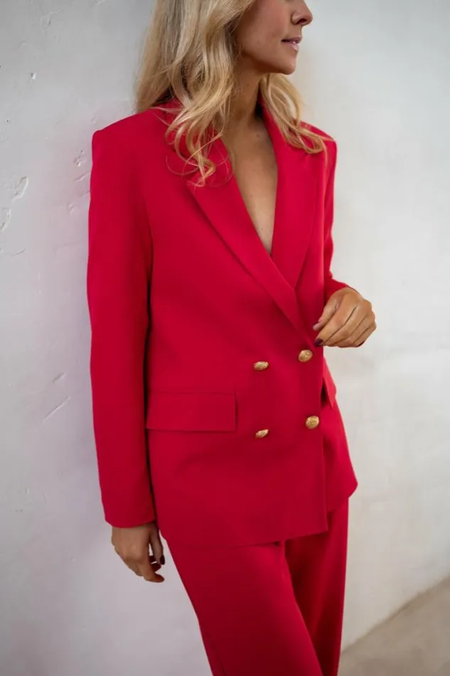 Easy Clothes Red Maon Blazer Red Women039s Clothing Pants and Jeans