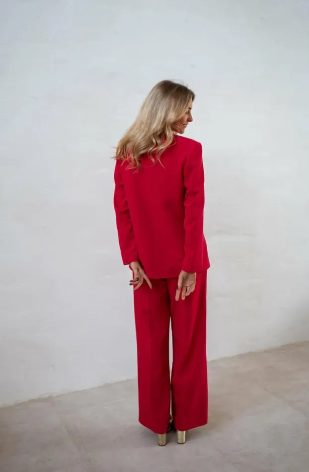 Easy Clothes Red Maon Blazer Red Women039s Clothing Pants and Jeans