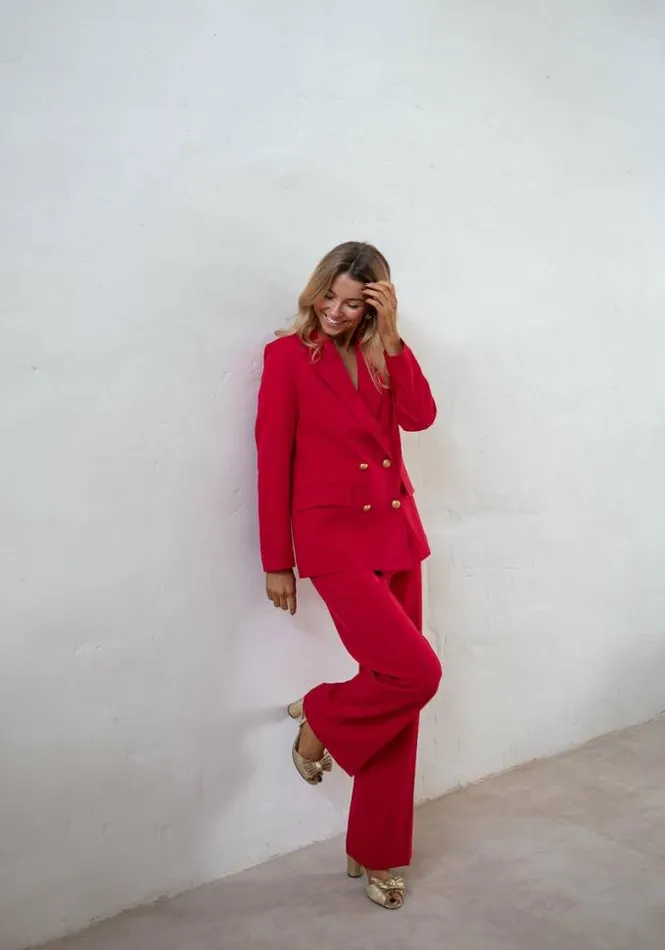 Easy Clothes Red Maon Blazer Red Women039s Clothing Pants and Jeans