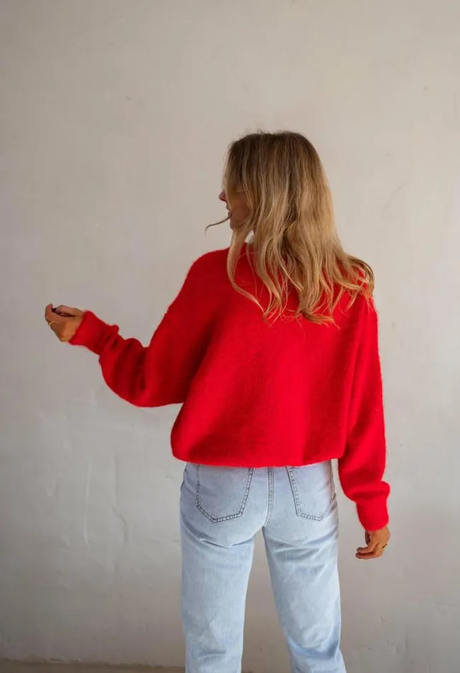 Easy Clothes Red Melania Sweater Women039s Clothing Sweaters Easy Clothes Red Melania Sweater Women039s Clothing Sweaters