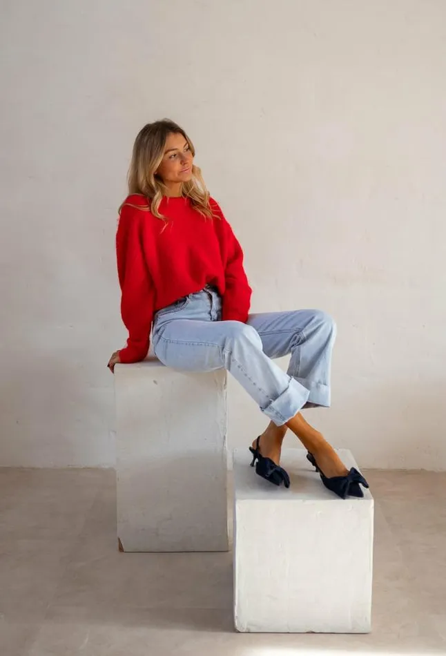Easy Clothes Red Melania Sweater Women039s Clothing Sweaters Easy Clothes Red Melania Sweater Women039s Clothing Sweaters