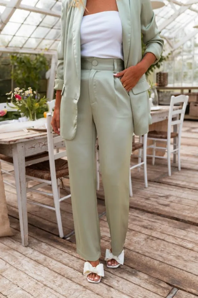 Easy Clothes Sea Green Satin Appoline Pants Sea Green Women039s Clothing Pants and Jeans Easy Clothes Sea Green Satin Appoline Pants Sea Green Women039s Clothing Pants and Jeans