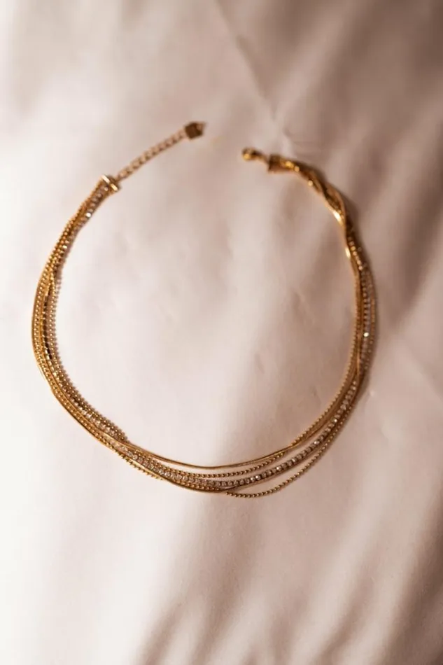 Easy Clothes Shiny Golden Mellora Necklace Jewelry and Accessories Necklaces Easy Clothes Shiny Golden Mellora Necklace Jewelry and Accessories Necklaces
