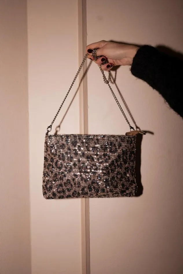 Easy Clothes Shiny Leopard Syla Bag Jewelry and Accessories Handbags Easy Clothes Shiny Leopard Syla Bag Jewelry and Accessories Handbags