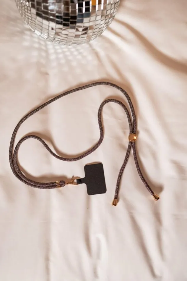 Easy Clothes Silvery Flore Phone Lanyard Jewelry and Accessories Phone Accessories Easy Clothes Silvery Flore Phone Lanyard Jewelry and Accessories Phone Accessories