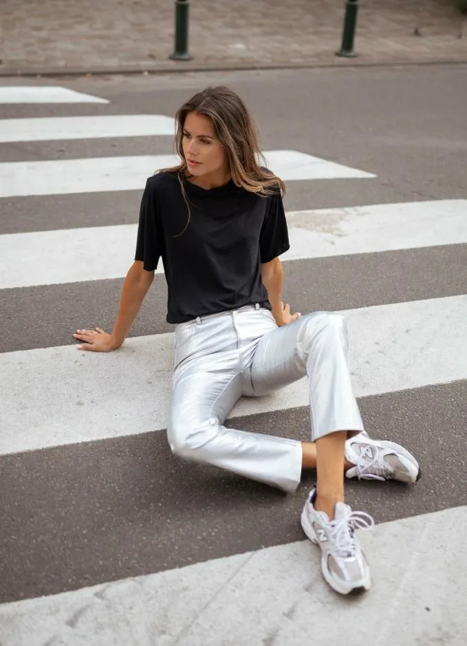 Easy Clothes Silvery Lotti Pants Women039s Clothing Pants and Jeans Easy Clothes Silvery Lotti Pants Women039s Clothing Pants and Jeans