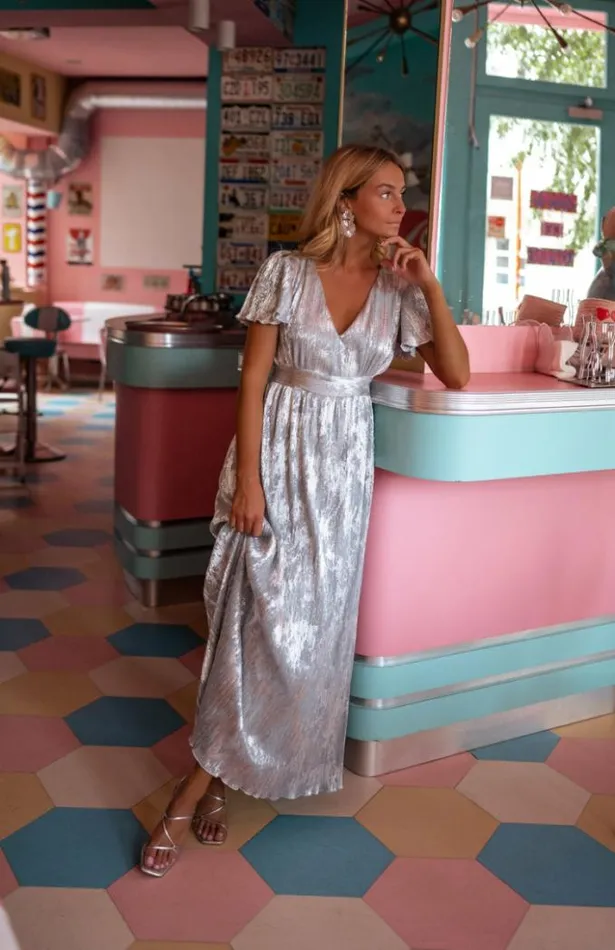 Easy Clothes Silvery Tifene Dress Women039s Clothing Dresses