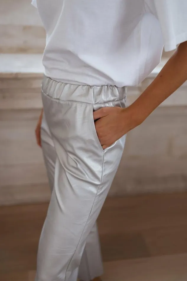 Easy Clothes Silvery Victoire Pants Women039s Clothing Pants and Jeans
