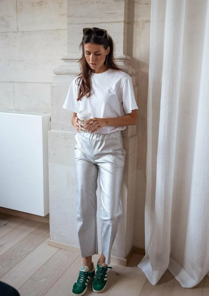 Easy Clothes Silvery Victoire Pants Women039s Clothing Pants and Jeans