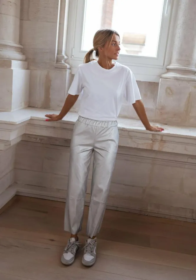 Easy Clothes Silvery Victoire Pants Women039s Clothing Pants and Jeans
