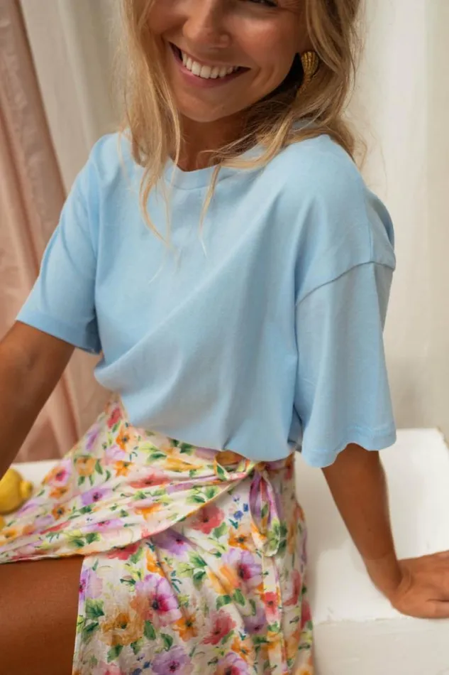 Easy Clothes Sky Blue Nilo TShirt Women039s Clothing Tshirts Easy Clothes Sky Blue Nilo TShirt Women039s Clothing Tshirts