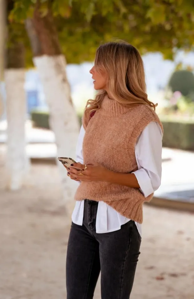 Easy Clothes Sleeveless Grenoble Sweater Women039s Clothing Sweaters