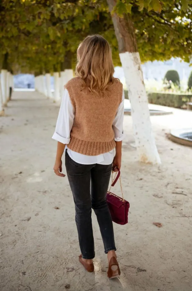 Easy Clothes Sleeveless Grenoble Sweater Women039s Clothing Sweaters