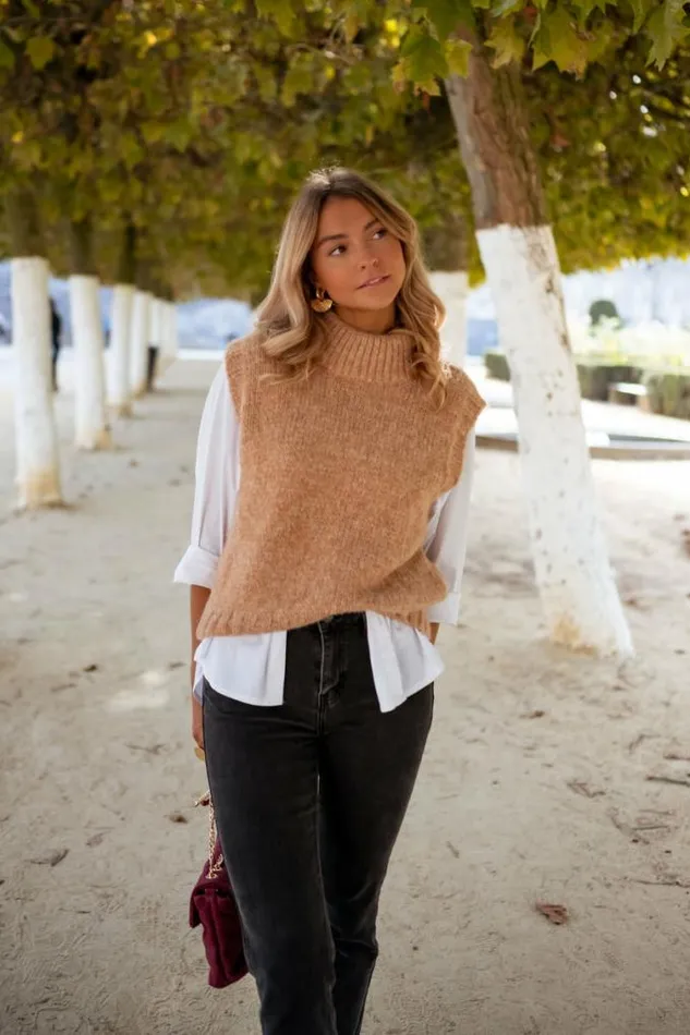Easy Clothes Sleeveless Grenoble Sweater Women039s Clothing Sweaters