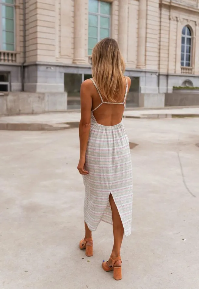 Easy Clothes Striped Eliha Dress Women039s Clothing Dresses