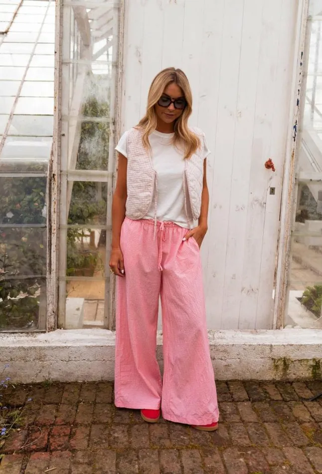 Easy Clothes Striped Talya Pants Women039s Clothing Pants and Jeans