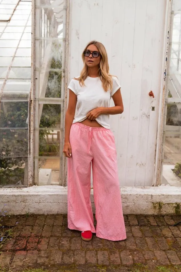 Easy Clothes Striped Talya Pants Women039s Clothing Pants and Jeans