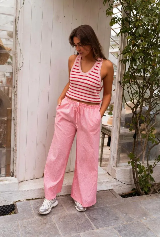 Easy Clothes Striped Talya Pants Women039s Clothing Pants and Jeans