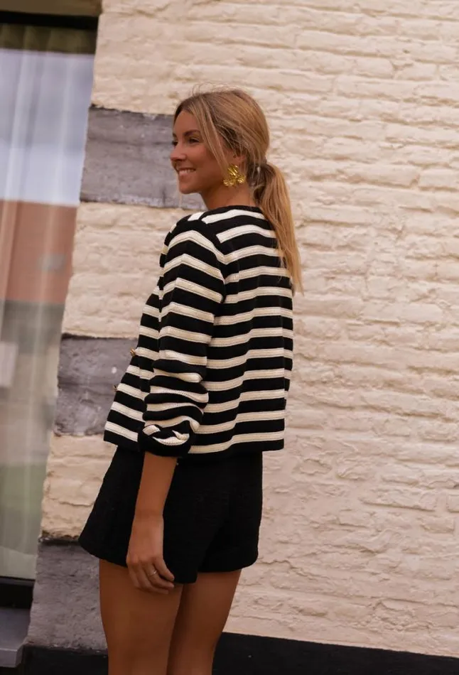 Easy Clothes Striped Tiago Cardigan Women039s Clothing Cardigans