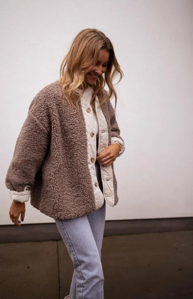 Easy Clothes Taupe Mathias Coat Women039s Clothing Coats